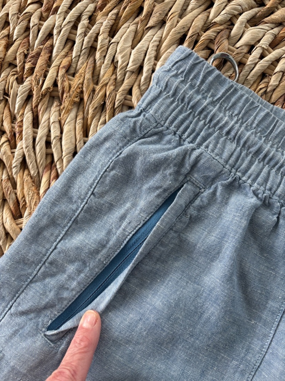 Athleta Linen Retreat Wide Leg Pant - Picture 11 of 16